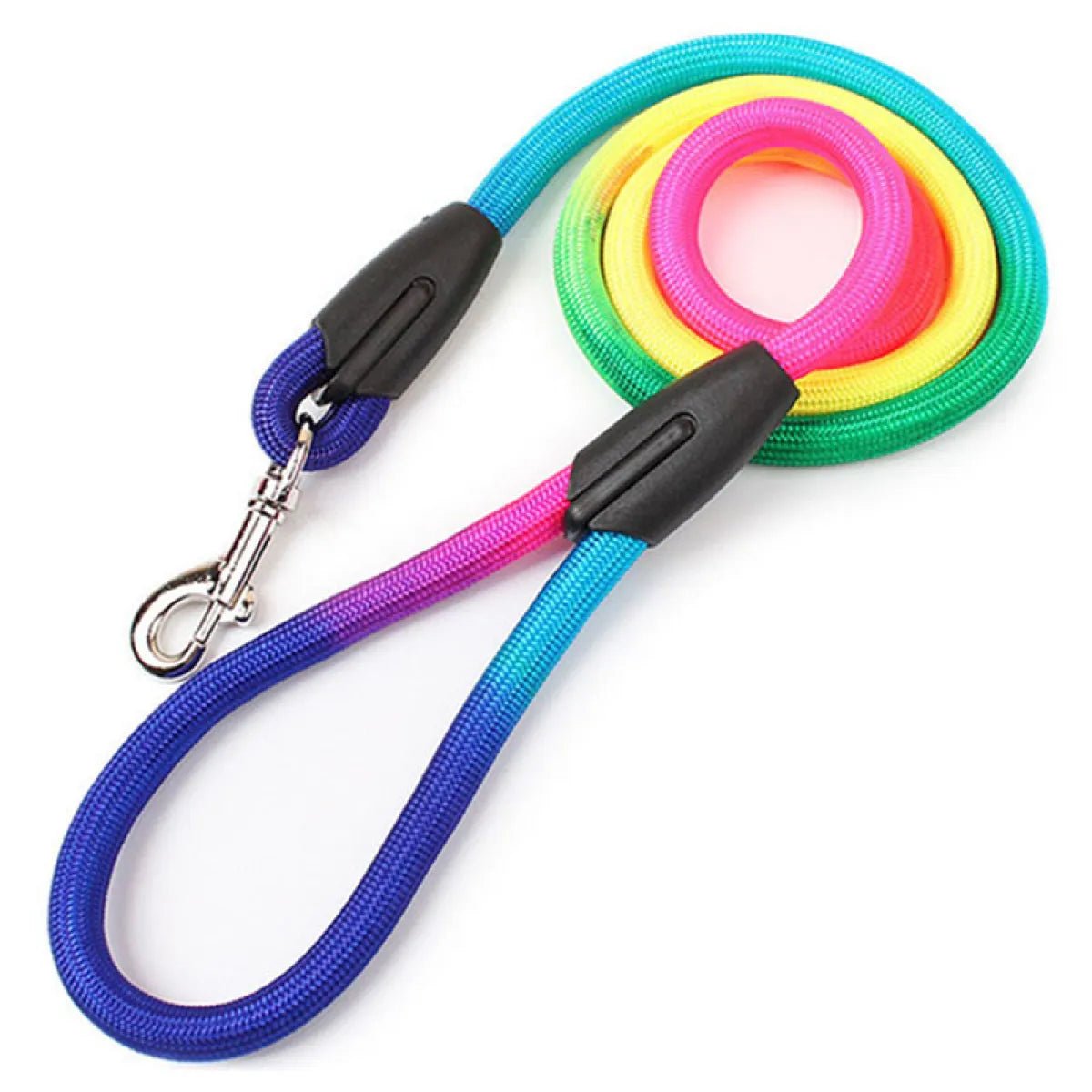 Colorful Nylon Round Hand Holding Dog Rope - Fetch Pet Hub