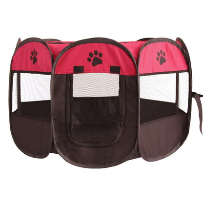 Foldable Octagonal Pet Cage - Fetch Pet Hub