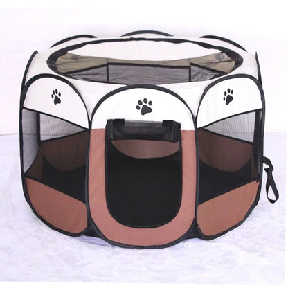 Foldable Octagonal Pet Cage - Fetch Pet Hub