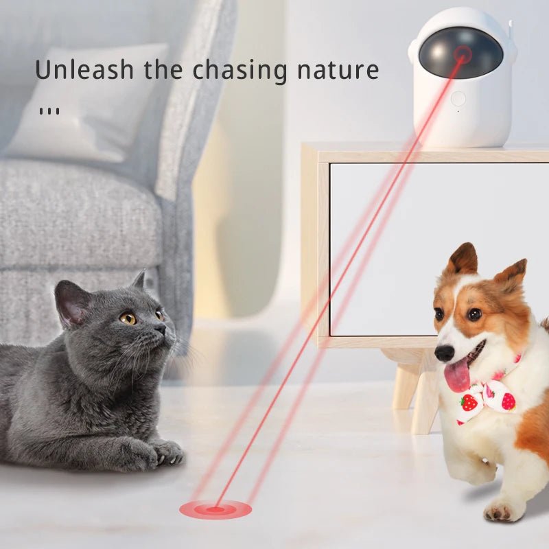 Rechargeable Automatic Laser Cat Toy - Fetch Pet Hub