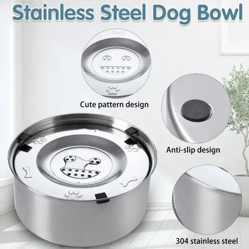 Stainless Steel Dog Bowl - Fetch Pet Hub