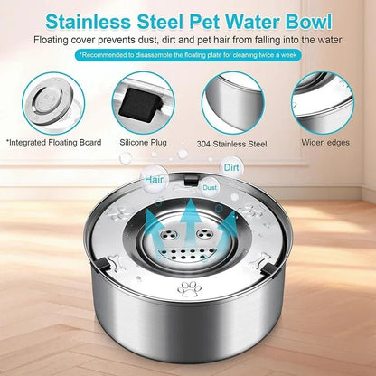 Stainless Steel Dog Bowl - Fetch Pet Hub