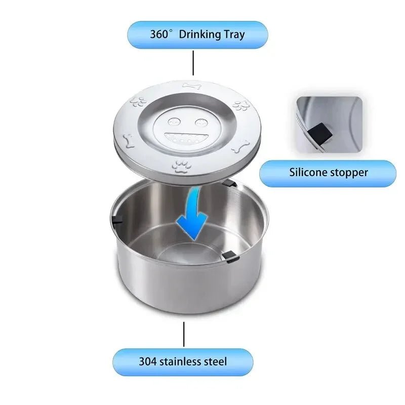 Stainless Steel Dog Bowl - Fetch Pet Hub