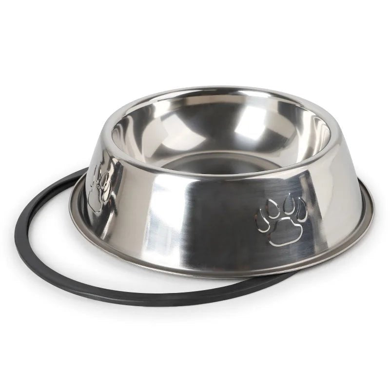 Stainless Steel Pet Bowl - Fetch Pet Hub